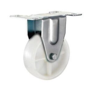 Castor Wheels - Polypropylene - Fixed Wheel - White - 125mm - TOOC422