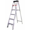 Stepladder - Industrial Heavy Duty A-Frame Aluminium - 14 Steps - 4.2m - LAS14