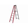 Fibreglass Single Sided Ladder - Industrial A-Frame - 4 Steps - 1.2m - FGS4