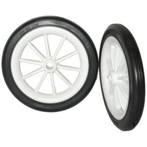 Plastic Spoked Wheels - Polypropylene - 130mm ? - (MOQ 250) - RATB130