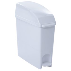 Sanitary Bin - Foot Pedal Operated - Pearl - White - 19L - SW_50