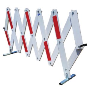 Crowd Safety Barrier - Futura Expanding - 5M - Red and White - SXS010B