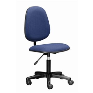 Office Typist Chair - Medium Back - Swivel - 90 x 42 x 50 cm - SE027-blue