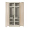 Steel Hostel Locker - Metal - with Money Box - Double - 180 x 79 x 52 cm - DHL03-ivorykaroo