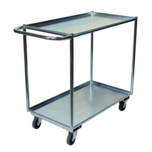 Stock Picking Trolley - 2 Shelf - Galvanised - 110 x 61 x 110 cm - Load Capacity 240kg - SP42-2