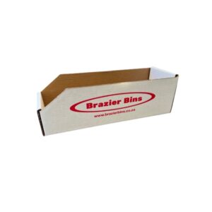 Brazier Bins - Cardboard Bin - Parts Storage Box - 30.5 x 10.2 x 11 cm - NO.4