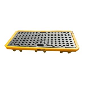 Drum Spill Deck - 2 Drum Capacity - Polyethylene - 135 x 735 x 15 cm - SPP101