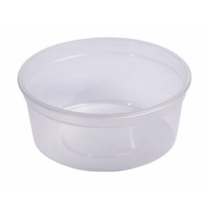 500ml Take Away Containers - Tub Only - Clear - Pack of 200