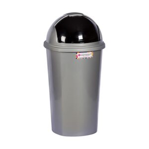 Contour 25L Plastic Dust Bin - Round Swing Lid - Colour Options - Pack of 5