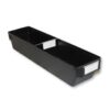 Shelf Bin - Loose Parts Warehouse Storage Container - Plastic - Small - 500mm - Black