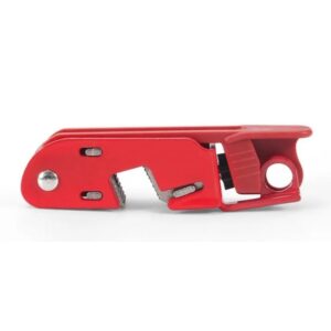 Lockout Circuit Breaker - Grip Tight - Small - Steel - Red - 9 x 4.5 x 2cm