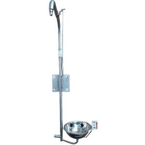 Eyewash Safety Station Bowl - Single - Wall Mounted - 40 x 40 x 150 cm