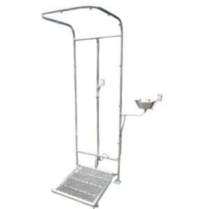 Double Column Safety Shower - Hand and Foot - 70 x 65 x 210 cm