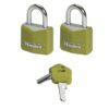 Aluminium Padlock - Keyed - 20mm - Pack of 2 - MA350220-yellow