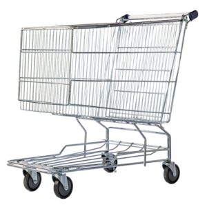 Steel Shopping Trolley - Metal Mesh - 235L