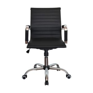 Medium Back Office Chair - Generic - PU Leather - Swivel and Tilt - Gas Height - Colour Options