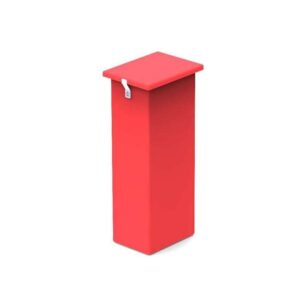 Hazardous Medical Waste Bin - Plastic - 60L - 38 x 29 x 82 cm - Colour Options