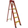 Fibreglass Single Sided Step Ladder - Industrial - Heavy Duty - 4 Step - 1.2M