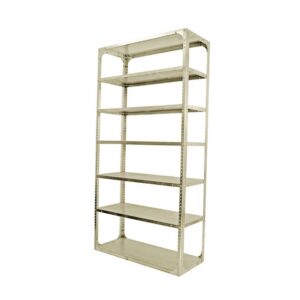 Bolted Shelving Steel Bay 7 Shelves - Uni-Angle - Seven Shelf Kit - Painted - 365.8 x 91.4 x 76.2 cm