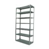 Bolted Shelving Steel Bay 7 Shelves - Uni-Angle - Seven Shelf Kit - Galvanised - 304.8 x 91.4 x 45.7 cm