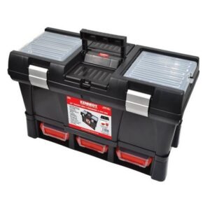 Kennedy Plastic Tool Box - 9 Compartments - 52.5 x 25.6 x 32.5 cm