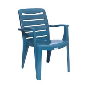 Mia High Back Chair- Blue