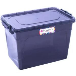 80 Litre Storage Box Grey Clip and Lock