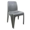 Carlow Plastic Chair- Silver