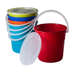 20 Litre Bucket & Lid – Assorted Colours