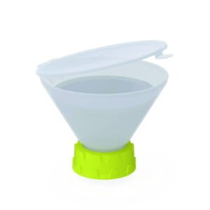 Bohlender b.safe Funnel 130 S 60 – Ø 130 mm, White, Static‑Dissipative PE‑EX