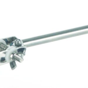 BOCHEM Clamp 60 mm, Squared Without Bush, 18/8 Steel