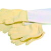 Ganterie Temperature Protective Glove Nomex, Temperature Resistant to 250°C, without Closure, Knitted Normal Gloves, Size 7-8 (Per Pair)