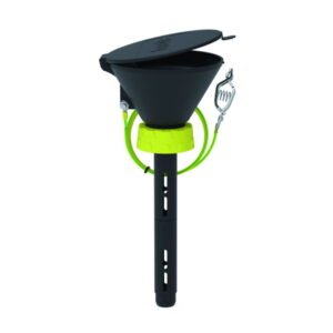 Bohlender b.safe Funnel 130 mm – S 51 Thread, Black PE (Electrically Conductive)