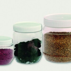 Behr PET Wide Mouth Jar PWG 500, 500ml Transparent, Pack of 10