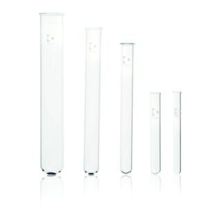 DWK Duran Test Tubes Glass with Rim 10x75 mm, Pack of 100