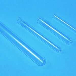LLG Test Tubes Fiolax 8x70mm with Beaded Rim, Pack of 100
