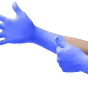Ansell Microflex Nitrile Gloves, Size 6½-7 (Small), Blue, Powder-Free, Non-Sterile, 295mm Length, Pack of 500​