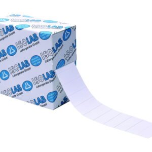 ISOLAB Label Rectangular Form 24x13 mm White Pack of 1000