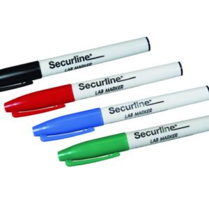 VmP Vertrieb Lab Marker Securline, Red 1.0 mm Point, Pack of 10