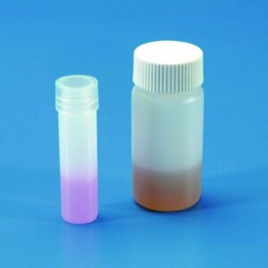 Kartell Scintillation Vials Macro HDPE 26.5 x 58.5 mm with Cap Pack of 1000