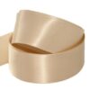 DFS Oyster Dark Cream (25mm) Satin Ribbon