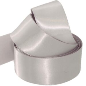 DFS Silver Coin (15mm) Satin Ribbon