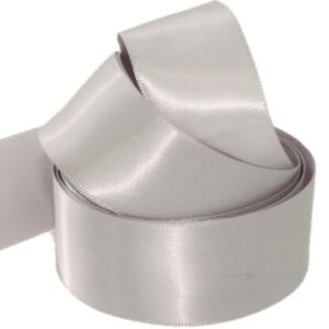 DFS Silver Coin (25mm) Satin Ribbon