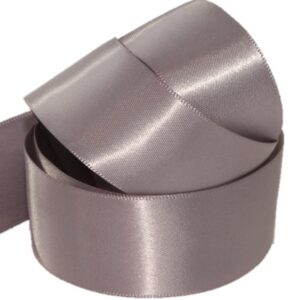 DFS Steel Pewter (10mm) Satin Ribbon