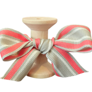 No 113 – Stone, Lt Cream & Strawberry 25mm