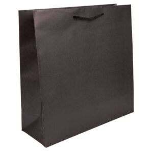 Black Giant paper carrier bag with cord handles