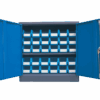 Blue – Linbin ® Storage Bin Half Size Cabinet Kit 1