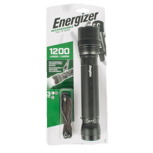 Energizer Tactical Flashlight 1200 Rechargeable