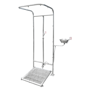 Double Combo Operated Safety Shower