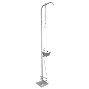 Single Combo Operated Safety Shower